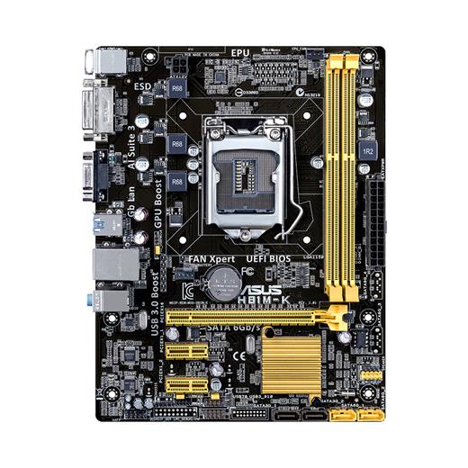 Asus H81M-K 1150 Vga+Dvı Ddr31600 Ps-2 Kb+Ms Gbit Anakart(Oem Brd Asus H81M-K)