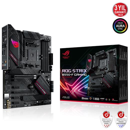 Asus Rog Strix B550-F Gaming Amd Am4 3.Nesil Ddr4 Dp Hdmı Anakart(Oem Brd Asus Rs B550Fg)