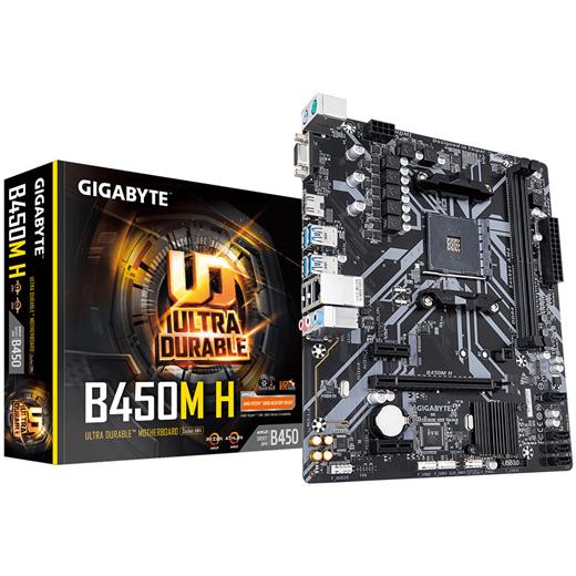 Gigabyte B450M H Amd B450 Ddr4 M2 Matx Anakart(Oem Brd Giga B450M H)