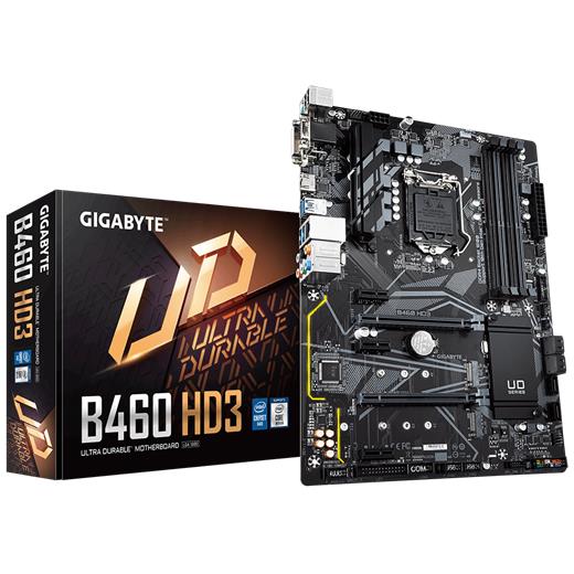 Gigabyte B460 Hd3 Intel 10.Nesil Ddr4 Vga-Dvi-Hdmi M2 Matx Anakart(Oem Brd Giga B460 Hd3)
