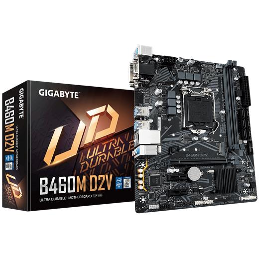 Gigabyte B460M D2V Intel 10.Nesil Ddr4 Vga-Dvi M2 Matx Anakart(Oem Brd Giga B460M D2V)