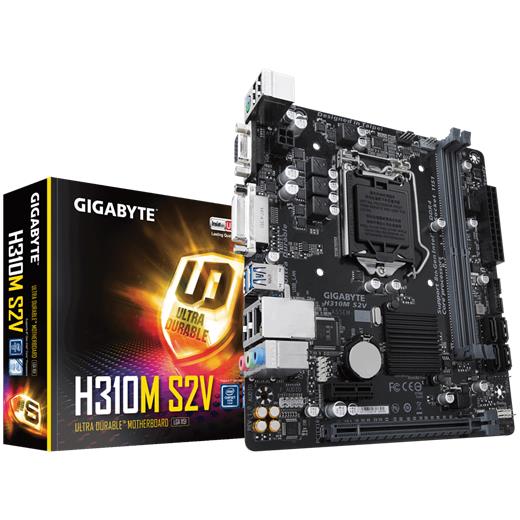 Gigabyte H310M S2V 2.0 Intel 1151Pin Ddr4  Anakart(Oem Brd Giga H310M S2V 2)