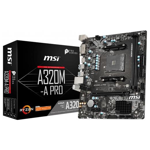 Msi A320M-A Pro Amd A320 3200Mhz Ddr4 Matx Anakart(Oem Brd Msı A320M-A)