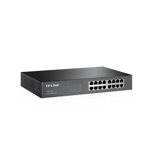 Tp-Link Tl-Sg1016D 16 Port 10-100-1000 Mbps Switch Çelik Kasa Rack Mount(Oem Hub 16 Tl-Sg1016D)