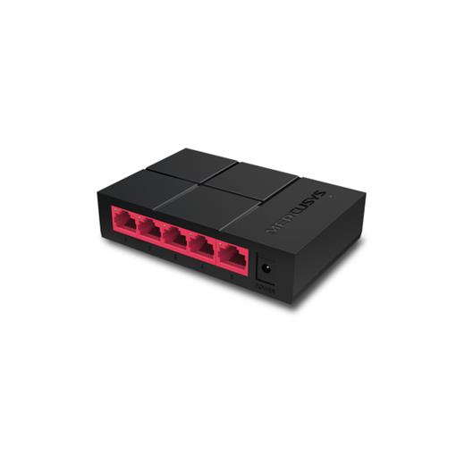 Tp-Link Mercusys Ms105G 5 Port 10-100-1000 Mbps Switch Plastik Kasa(Oem Hub 5 Port Ms105G)