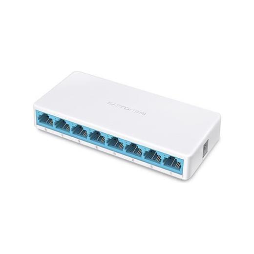 Tp-Link Mercusys Ms108 8 Port 10-100 Mbps Switch Plastik Kasa(Oem Hub 8 Port Ms108)