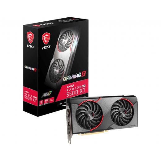 Msı Vga Radeon Rx 5500 Xt Gaming X 8G 8Gb Gddr6 1845 Mhz 14Gbps 3Xdp 1Xhdmı Ekran Kartı(Oem Vga Pcı 8Gb Rx 5500X)
