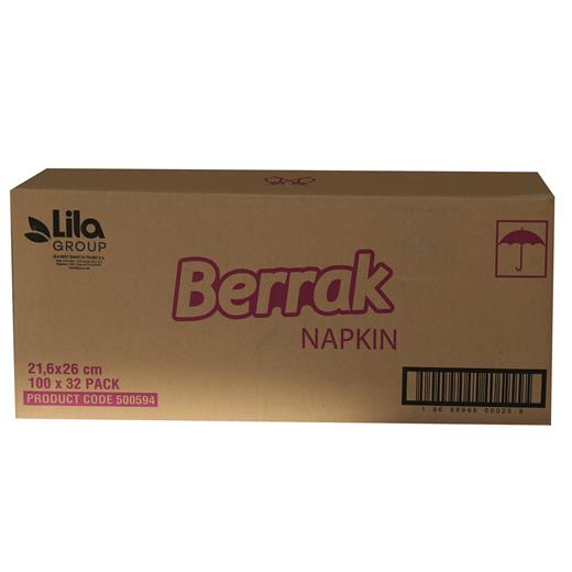 Berrak Peçete Kolide 3200 Adet (100-32) 500594(Peçete Berrak 500594 100)