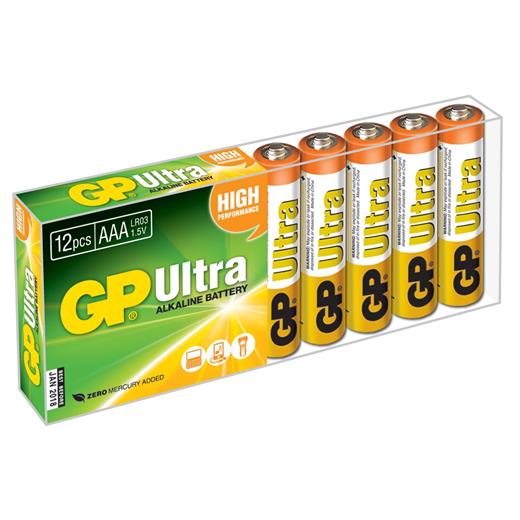 Gp R03 Aaa Boy Ultra Alkalin İnce Kalem Pil 12Li Paket Gp24Au-Vs12(Pil Gp Gp24Au-Vs12)