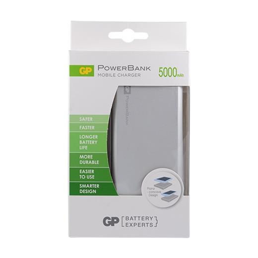 Gp 5.000Mah Siyah Powerbank Gpfp05Mbe-2B(Pil Pw Gp Gpfp05Mbe-2B1)