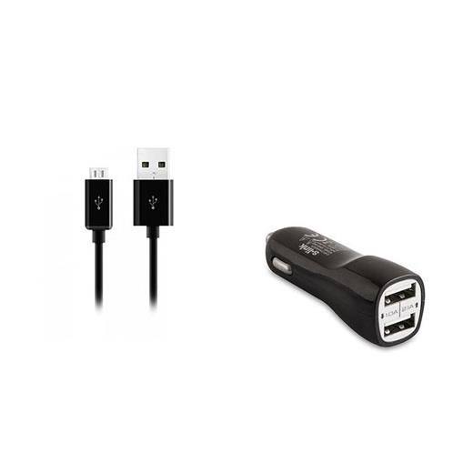 S-Link Smg-444 2.1A Micro Usb Akıllı Telefonlar 2İn1 Araba Şarjı Ve Kablosu(Tel Kş S-Link Smg-444)