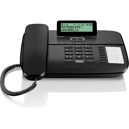 Gigaset Da710 Siyah Ekranlı Masa Üstü Telefon Handsfree (Tel.Gigaset Da710 Siyah)