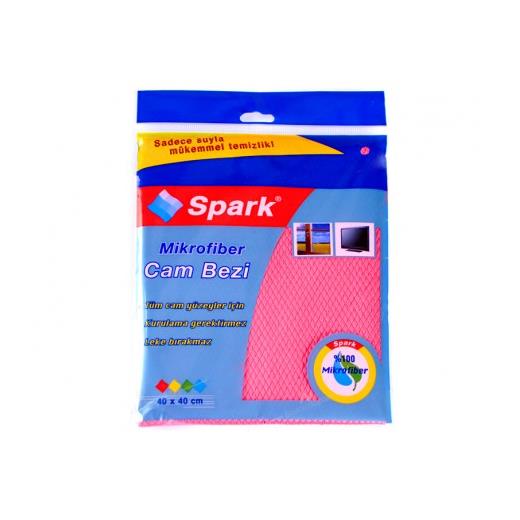 Spark Mikrofiber Cam Bezi 40X40Cm(Tem Spark Mikrofiber Bez)