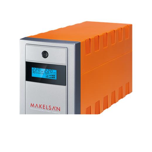 Makelsan Lion X 1500 Va Line Interactive Ups 2-9Ah Akü(Ups Makelsan 1500Va Pls)
