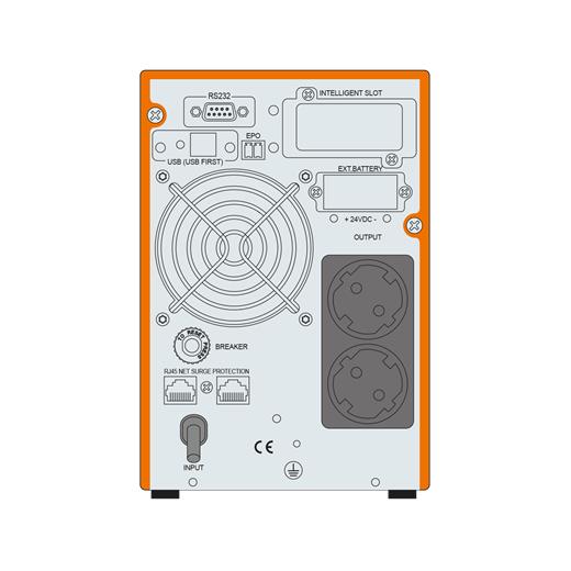 Makelsan Powerback Plus Serisi 1 Kva Online 1F-1F 2-9Ah Akü(Ups Makelsan 1Kva 9Ah)