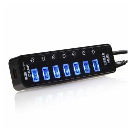 Dark Dk-Ac-Usb371 7+1 Hızlı Şarj Adaptörlü(Usb Hub Dk-Ac-Usb371)
