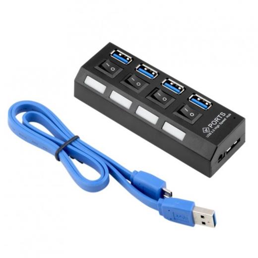 Platoon Pl-5708 4 Port Usb 3.0 Çoklayıcı Anahtarlı(Usb Hub Platoon Pl-5708)