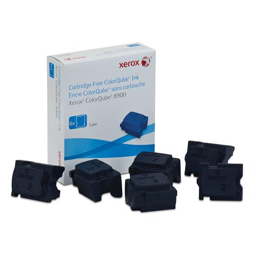 Xerox 108R01022 Colorqube 8900 Genuine Solid Ink Cyan Mavi 6 Stick(Xerox 108R01022)