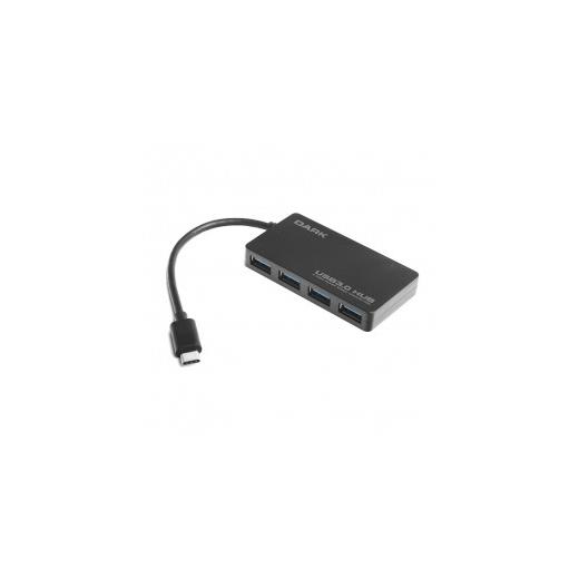Dark Connect Master U31X4, Usb3.1 Type-C To 4 Port Type-A Hub(Kablo Ç Dk-Ac- Usb31X4)