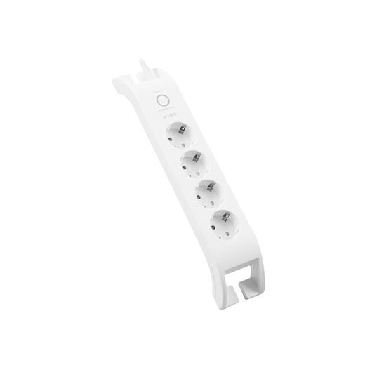 S-Link Spg3040 2M 3G1.5Mm2 900 Joule 4Lü Akım Korumalı Beyaz Priz(Kablo P S-Lınk Spg304 B)