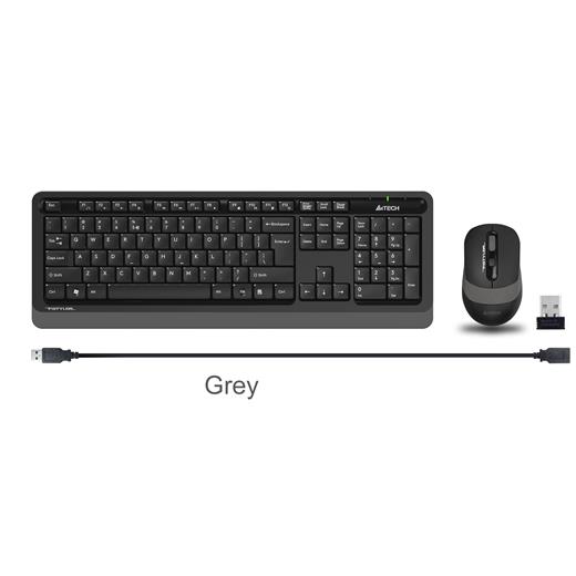 A4 Tech Fg1010 2.4G Gri Q Fn-Mm Klv+Optik Mouse Set(Kl Tech Fg1010 Gri)