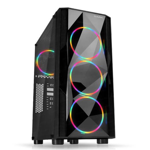 Dark Diamond Pro 500W 80+ Bronze 4X12Cm Fan, 1X Usb3.0, 2X Usb2.0 Full Akrilik Oyuncu Kasası(O Atx Dark Dkchdıamond58)