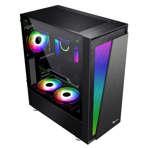 Performax Helix Siyah Temperli Cam Argb 4Xfan Atx 650W 80+ Bronz Psugaming Oyuncu Kasası(O Atx P Helıx-Bl)