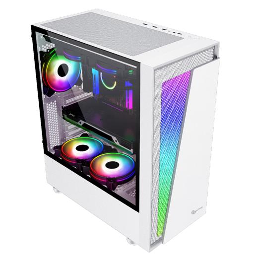 Performax Helix Beyaz Temperli Cam Argb 4Xfan Atx 650W 80+ Bronz Psu Gaming Oyuncu Kasası(O Atx P Helıx-Wh)