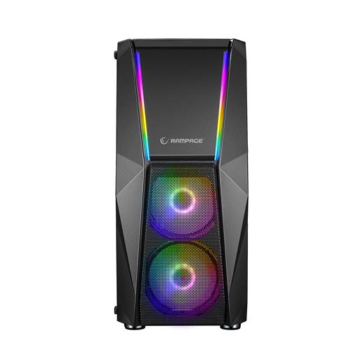 Rampage X-Force 3-Rgb Fanlı Tempered Camlı Gaming Oyuncu Kasası(O Atx Rampage X-Force)