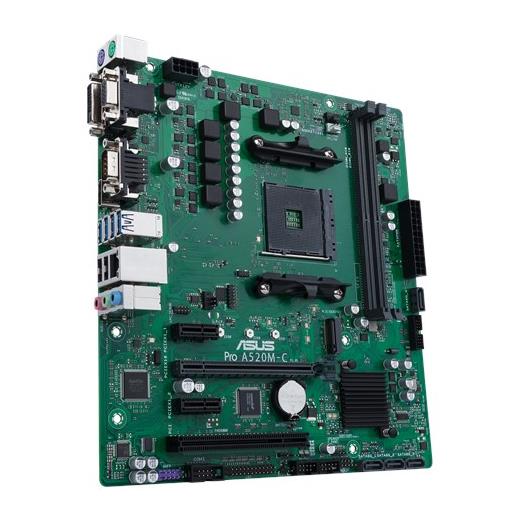 Asus Pro A520M-C-Csm Amd Am4 64Gb Ddr4 4600Mhz M2 Dvivga-Hdmi Matx Anakart(Oem Brd As A520M-C-Csm)
