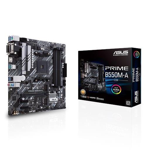 Asus Prime B550M-A-Csm Amd Am4 128Gb Ddr4 4600Mhz M2 Dvi-Vga-Hdmi Matx Anakart(Oem Brd As B550M-A-Csm)
