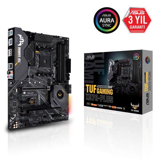Asus Tuf Gaming X570-Plus Amd Am4 128Gb Ddr4 5100Mhz M2 Dp-Hdmi Atx Anakart(Oem Brd As Tg X570-Plus)