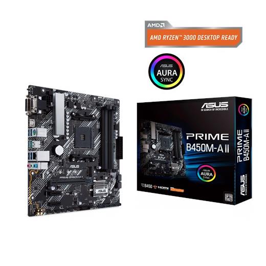 Asus Prime B450M-A Iı Bıos Flashback Amd B450 Socket Am4 Ryzen™ Ddr4 4400Mhz(O.C.) M.2 Anakart(Oem Brd Asus  B450M-A Iı)