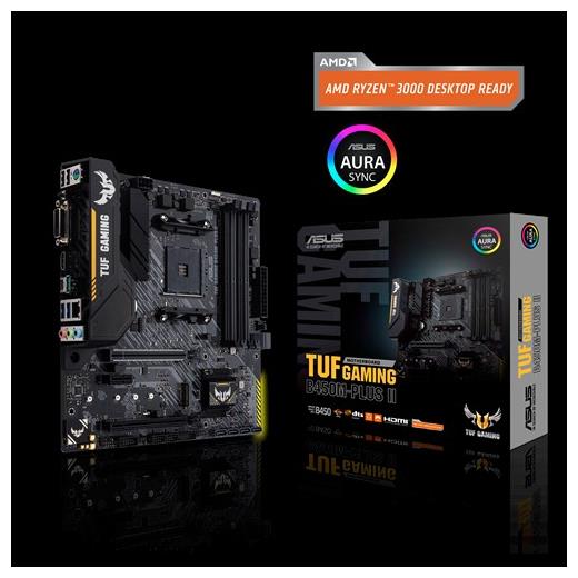 Asus Tuf B450M-Plus Iı Gaming Bıos Flashback Amd B450 Soket Am4 Ddr4 3466(Oc)Mhz Matx Gaming Anakart(Oem Brd Asus  B450M-P Iı)