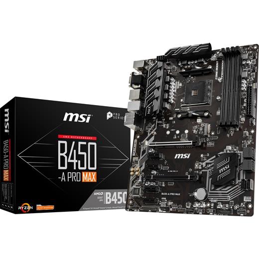 Msi B450-A Pro Max Amd B450 3466Mhz Ddr4 Soket Am4 Atx Anakart(Oem Brd Msı B450-A Pro M)
