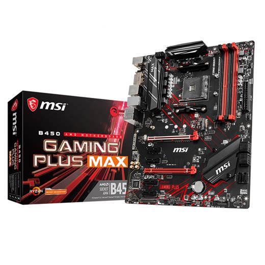 Msi B450 Gamıng Plus Max 4133Mhz(Oc) Ddr4 Soket Am4 M.2 Hdmı Dvı Atx Anakart(Oem Brd Msı B450 Gamıng)