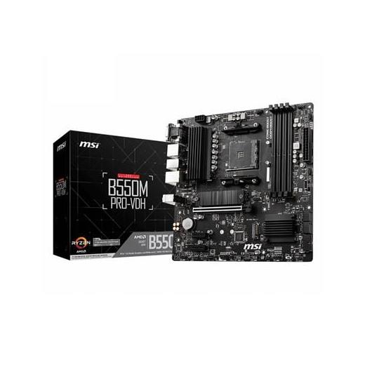 Msi B550M Pro-Vdh Am4 Ddr4 4400 Hdmı Dvg Vga  M.2 Usb3.2 Matx Anakart(Oem Brd Msı B550M Pro)