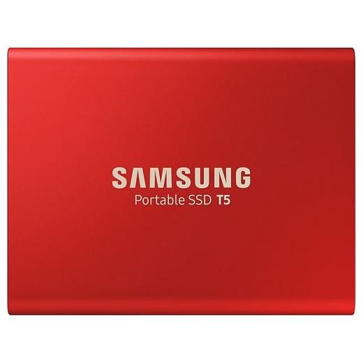 Samsung 1Tb T5 Usb 3.1 Okuma 540Mb-Yazma 540Mb Mu-Pa1T0R-Ww - Kırmızı Taşınabilir Harici Ssd(Oem Hd 1,8
