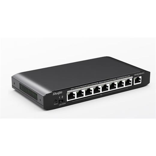 Ruijie-Reyee Rg-Es109G-Lp-L  8 Port  Poe+ 10-100-1000Mbps + 1 Port 10-100-1000Mbps 54W(Oem Hub 8 Rg-Es109G-Lp-L)