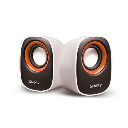 Snopy Sn-120 Beyaz Sarı Usb Speaker(Spk Snopy Sn-120 Sarı)