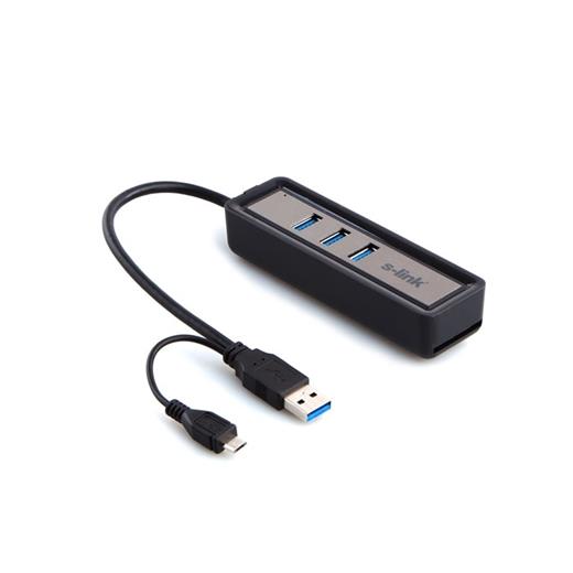 S-Link Sl-U310 Usb 3.0 Kart Okuyucu+2.0 Otg Çeviri(Usb Reader S-Link Slu310)
