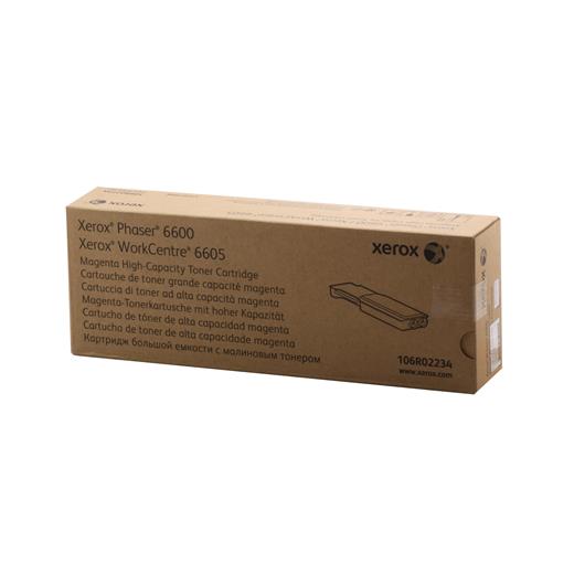 Xerox 106R02234 Phaser 6600-6605 Yüksek Kapasite Magenta Kırmızı Toner (Xerox 106R02234)