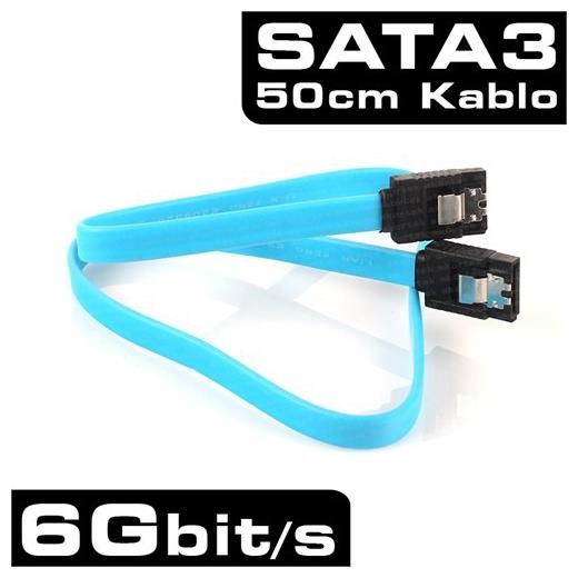 Dark 50Cm Sata Iıı Hdd/Optik Kilitli Bağlantı Kablosu (Dk-Cb-Sata3L50)