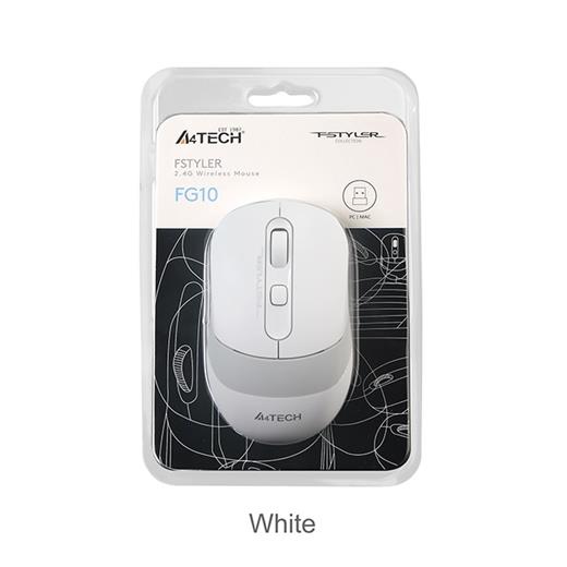 A4-Tech Fg10 2000 Dpı Kablosuz Beyaz Mouse
