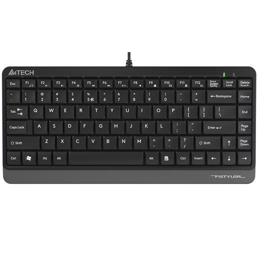 A4-Tech Fk11 Q Usb Kablolu Gri Multimedya Mini Klavye