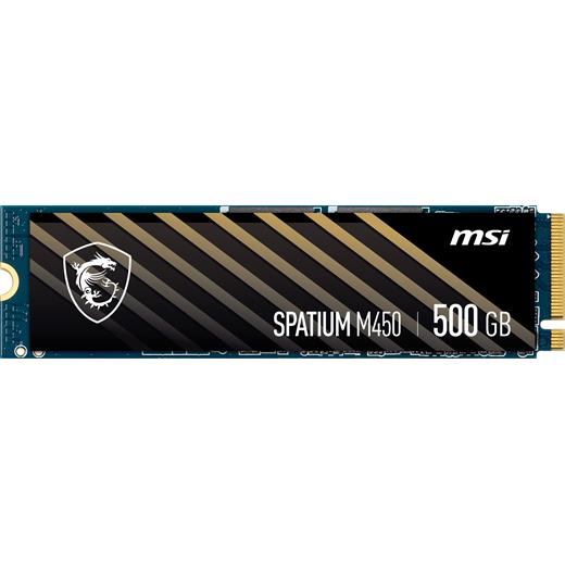 Msı 500Gb Spatıum M450 Pcıe 4.0 Nvme M.2 500Gb M2 Ssd 3600-2300Mb/S