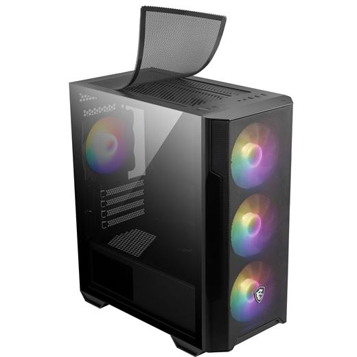 Msı Mag Forge M100R 4X120Mm Argb Fan Psu Yok Micro Atx Gaming Kasa