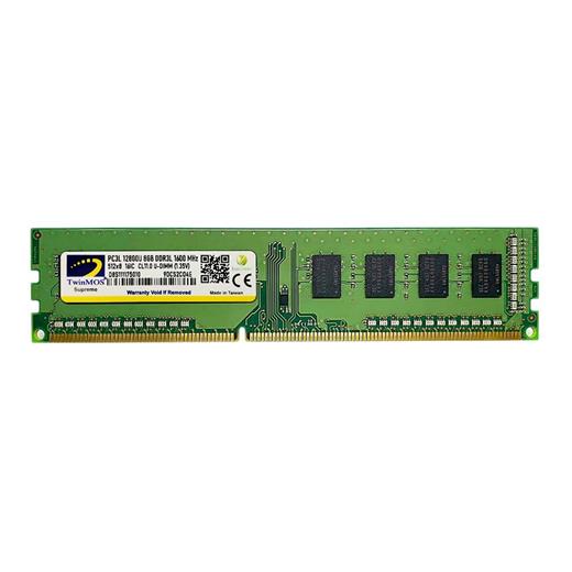 Twinmos 8Gb 1600Mhz 1.35V Ddr3 Kutulu Pc Bellek (Mdd3L8Gb1600D)