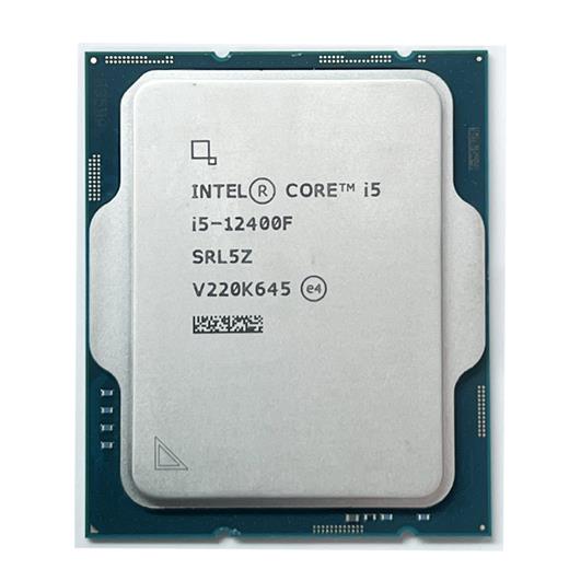 Intel Alder Lake İ5-12400F 2.5Ghz 1700P 18Mb Novga Tray [Fan Yok]