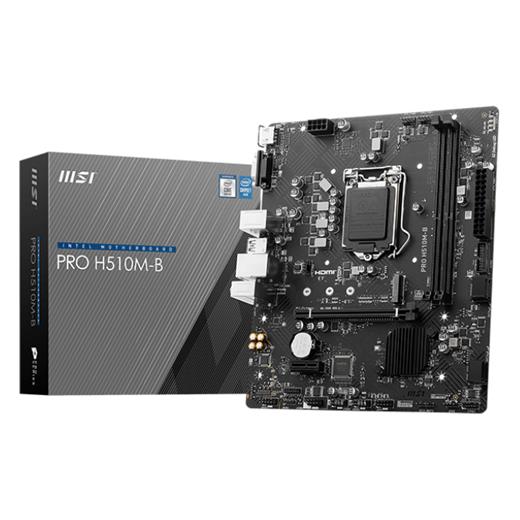 Msı Pro H510M-B Lga1200 Ddr4 2933Mhz M.2 Usb3.2 Glan Matx (Sadece 10.Nesil)